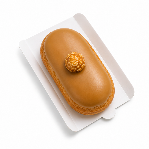 Mini Eclair #31 - Mascarpone Caramel & Caramelized Popcorn
